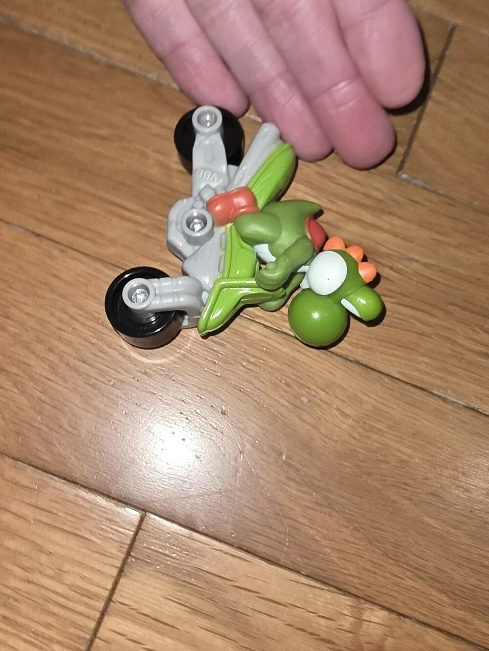 2022 Yoshi Green Motorcycle Figure - Kids Toys MCD'S
